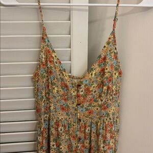 NWOT Rip Curl Floral Maxi Dress with Spaghetti Straps